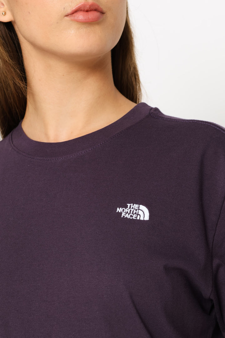 Essential Simple Dome Boxy Relaxed Tee - Purple