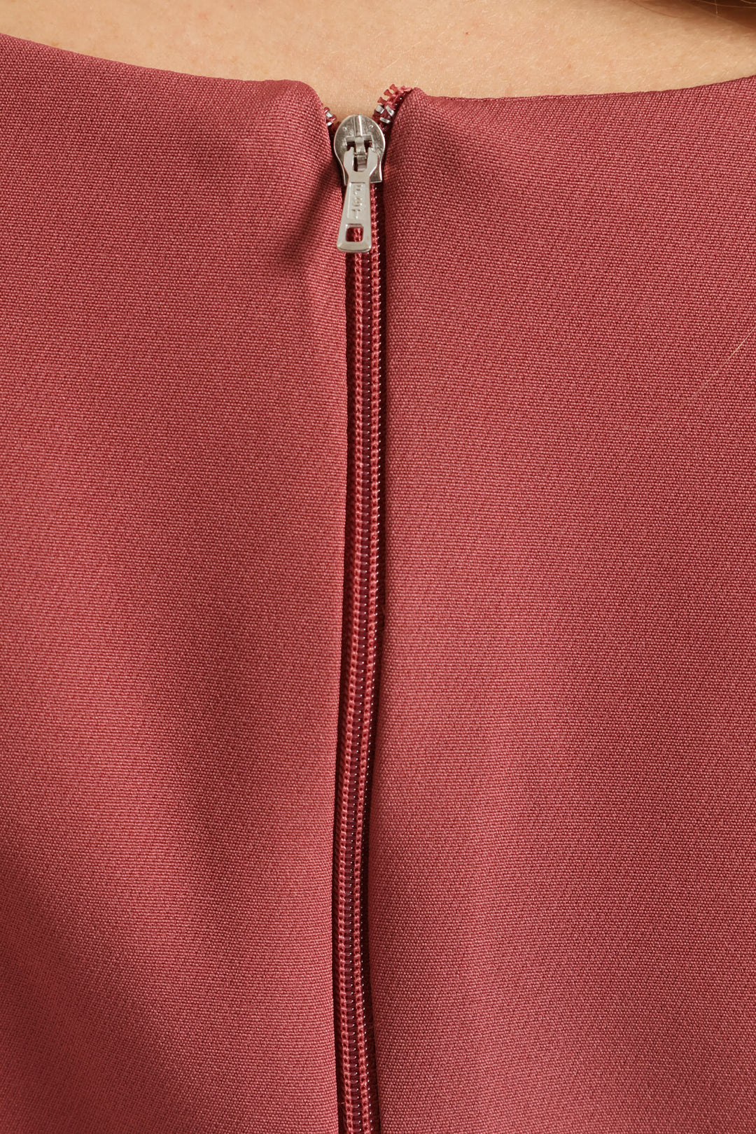 V-Notch Cap Sleeve Work Pencil Dress - Deco Rose