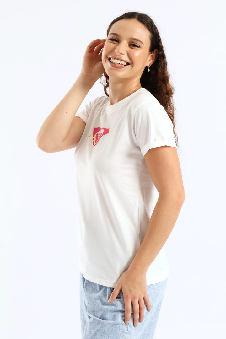 Ocean Corpo Regular Tee - White