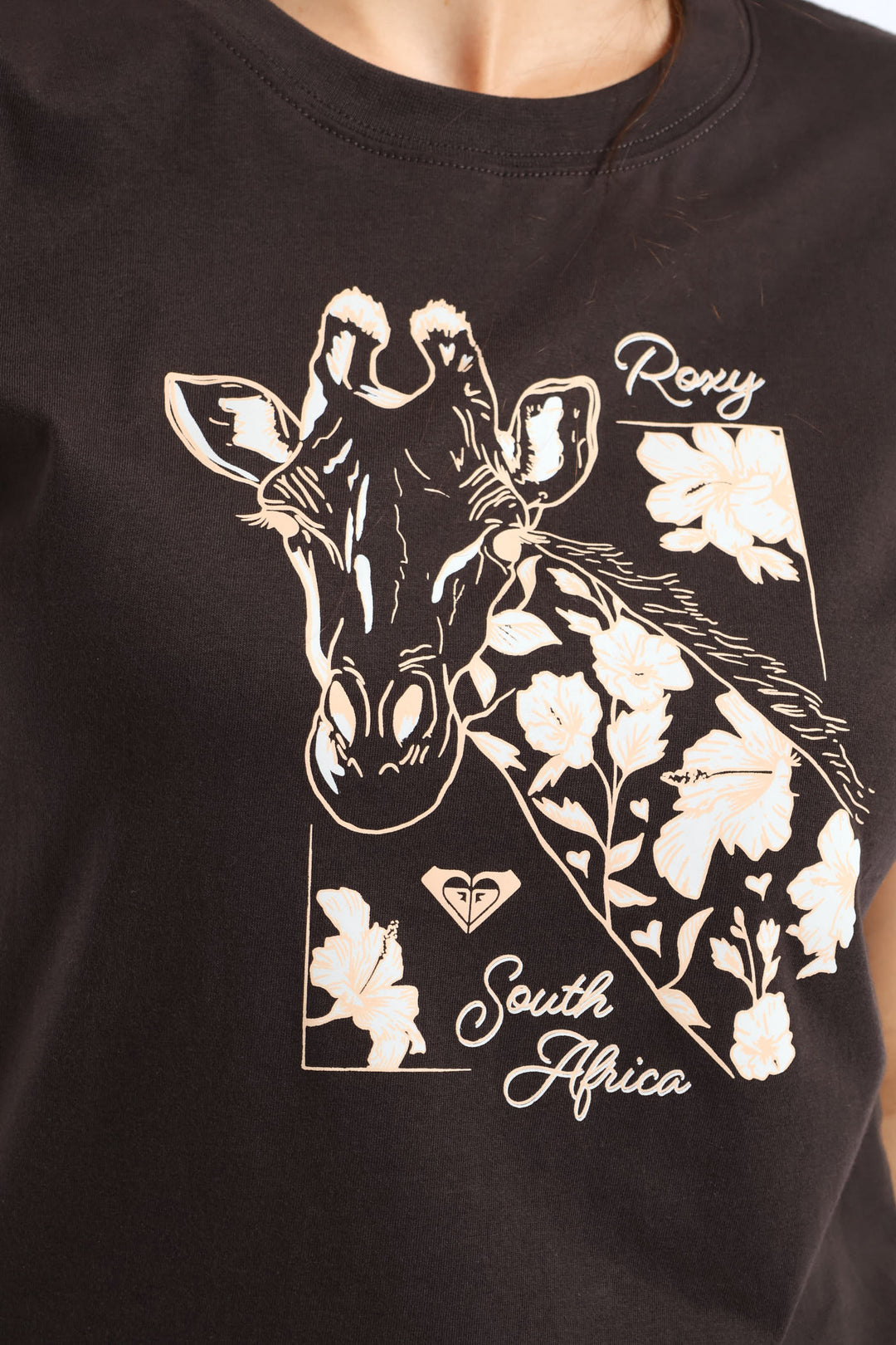 SA Giraffe Tee - Black