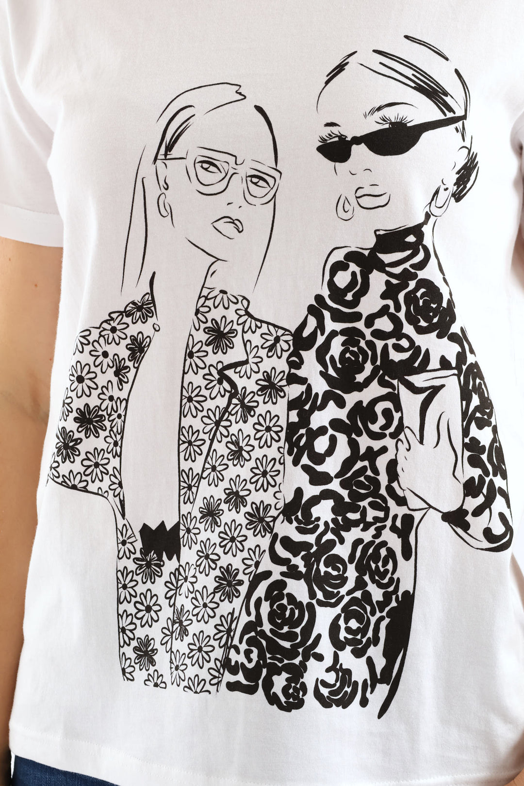 Stylish Ladies Tee - White