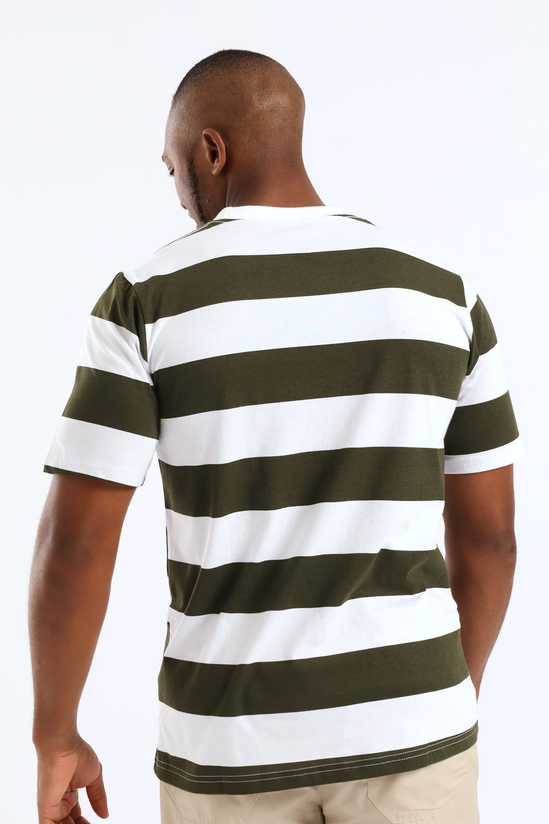 Rugby Stripe Tee - Fatigue