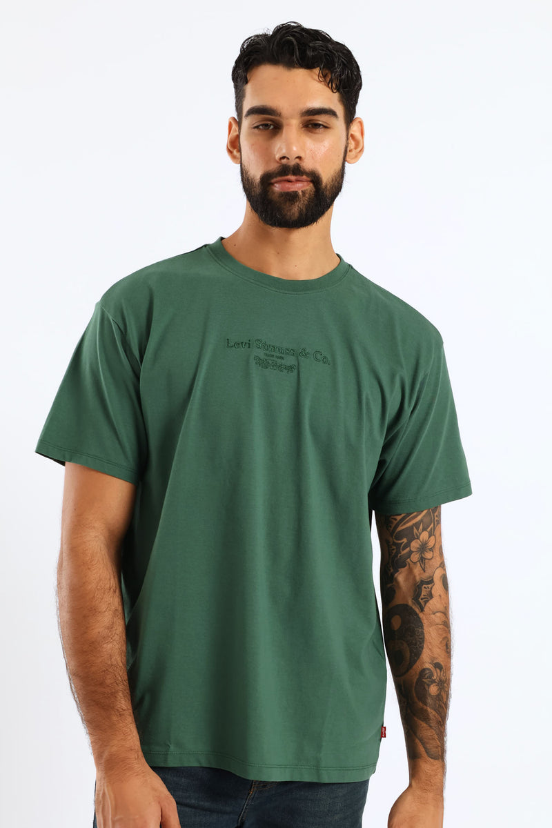 Vintage Fit Graphic Tee - Emerald