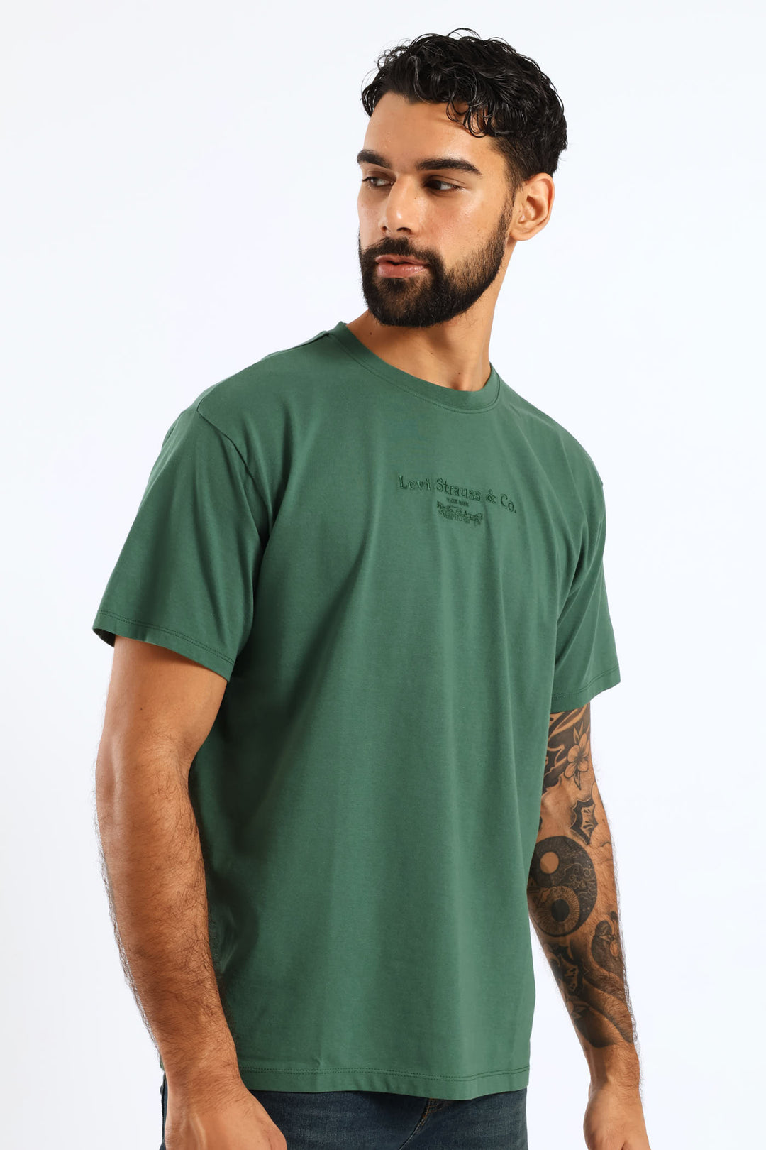 Vintage Fit Graphic Tee - Emerald