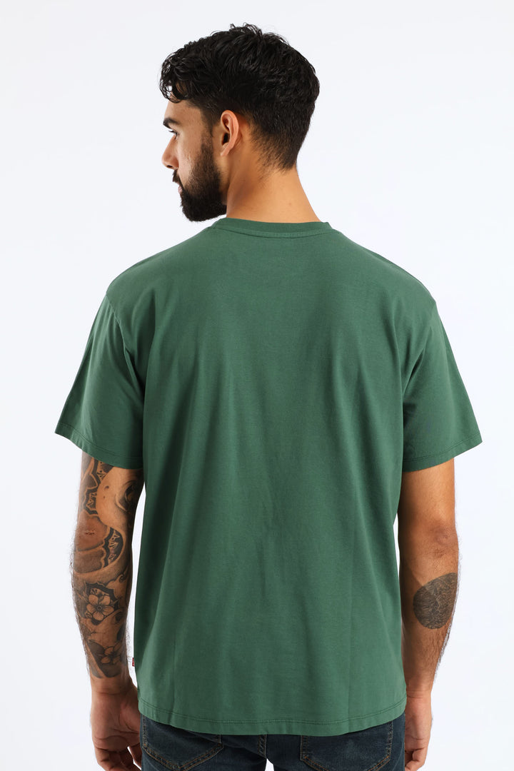 Vintage Fit Graphic Tee - Emerald