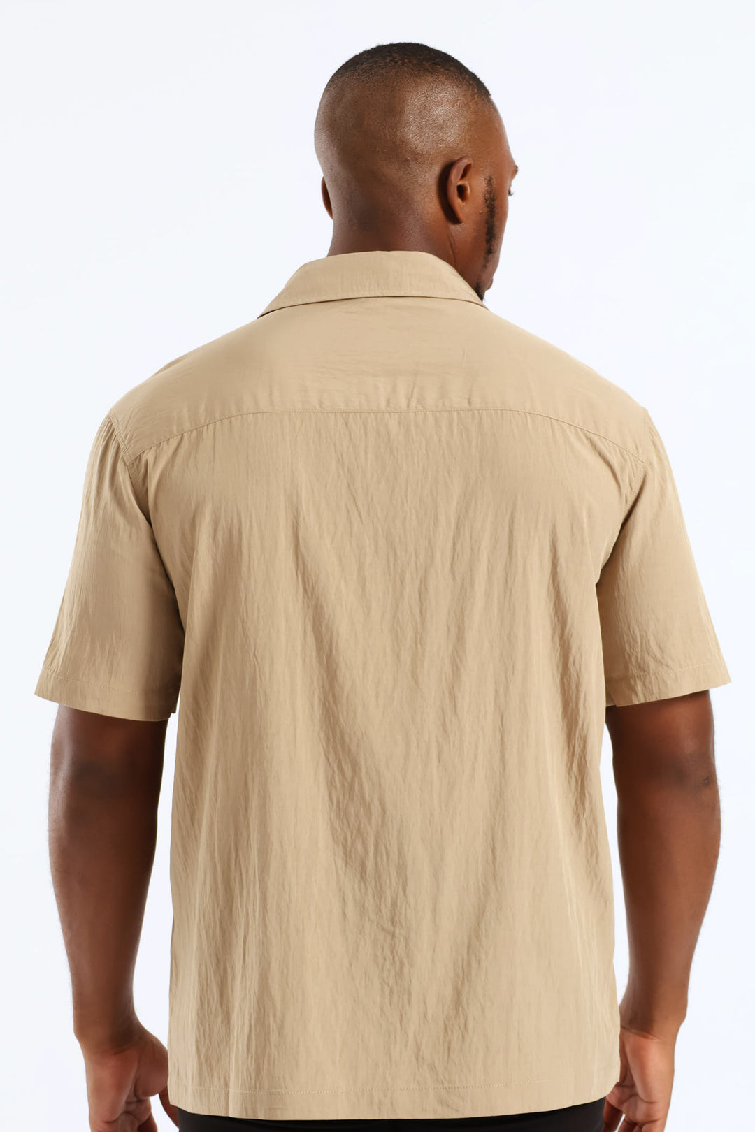 Multi Pocket Boxy Shirt - Taupe