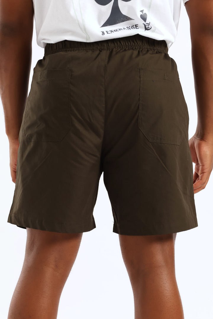 Basic Beach Shorts - Fatigue