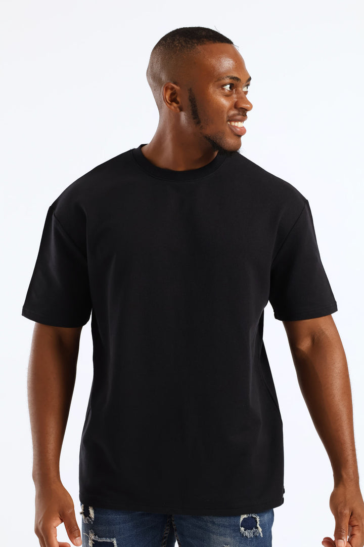 Basic Boxy Tee - Black