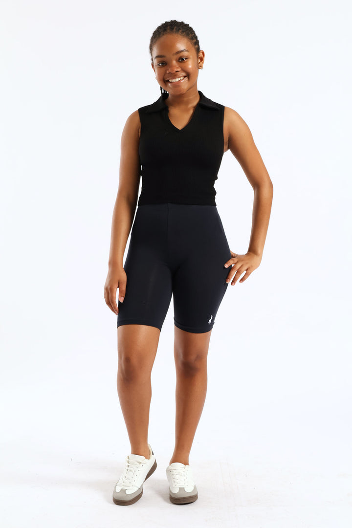 Girls Kiara Cycle Shorts - Navy