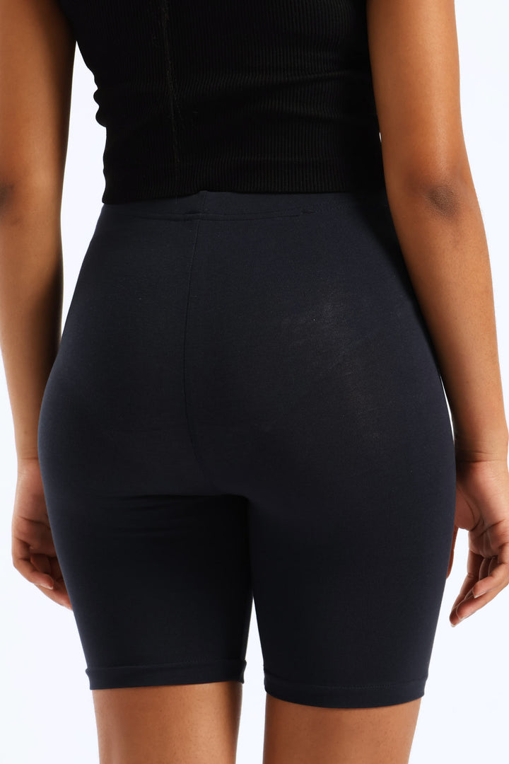 Girls Kiara Cycle Shorts - Navy