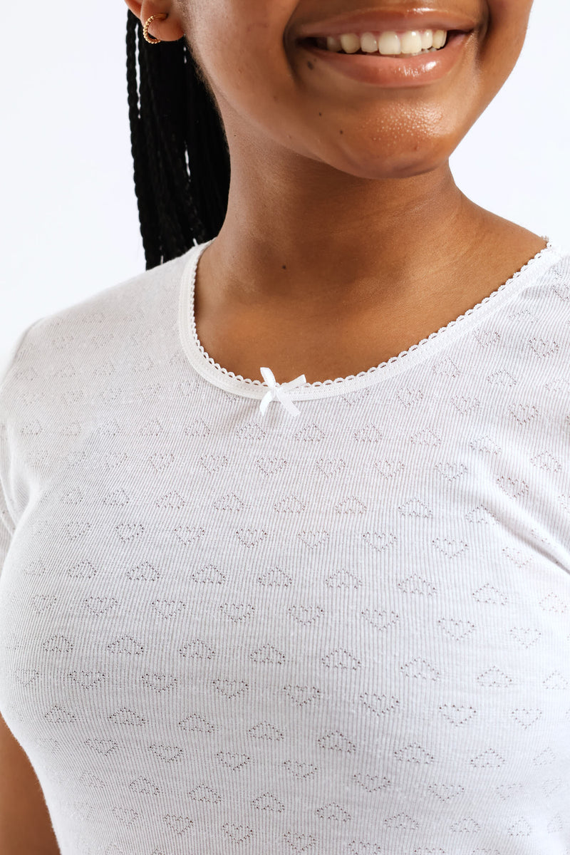 Girls 2 Pack Plain Short Sleeve Vest - Grey