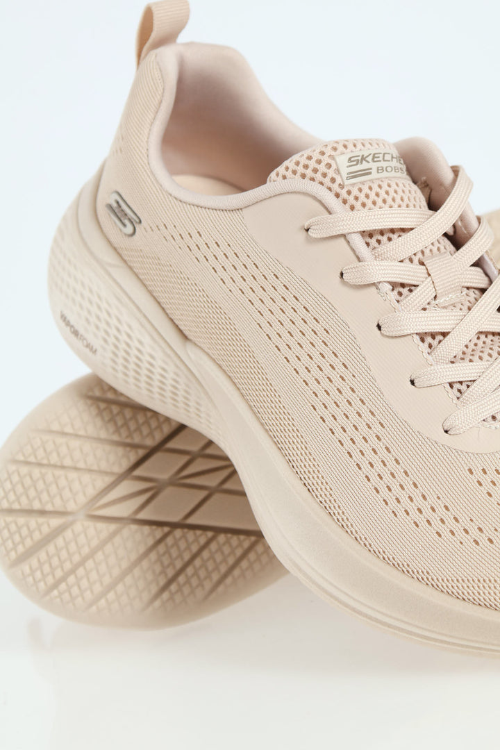 Ladies Bobs Infinity Sneakers - Taupe