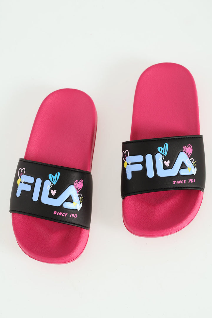 Girls Julia Slide - Pink