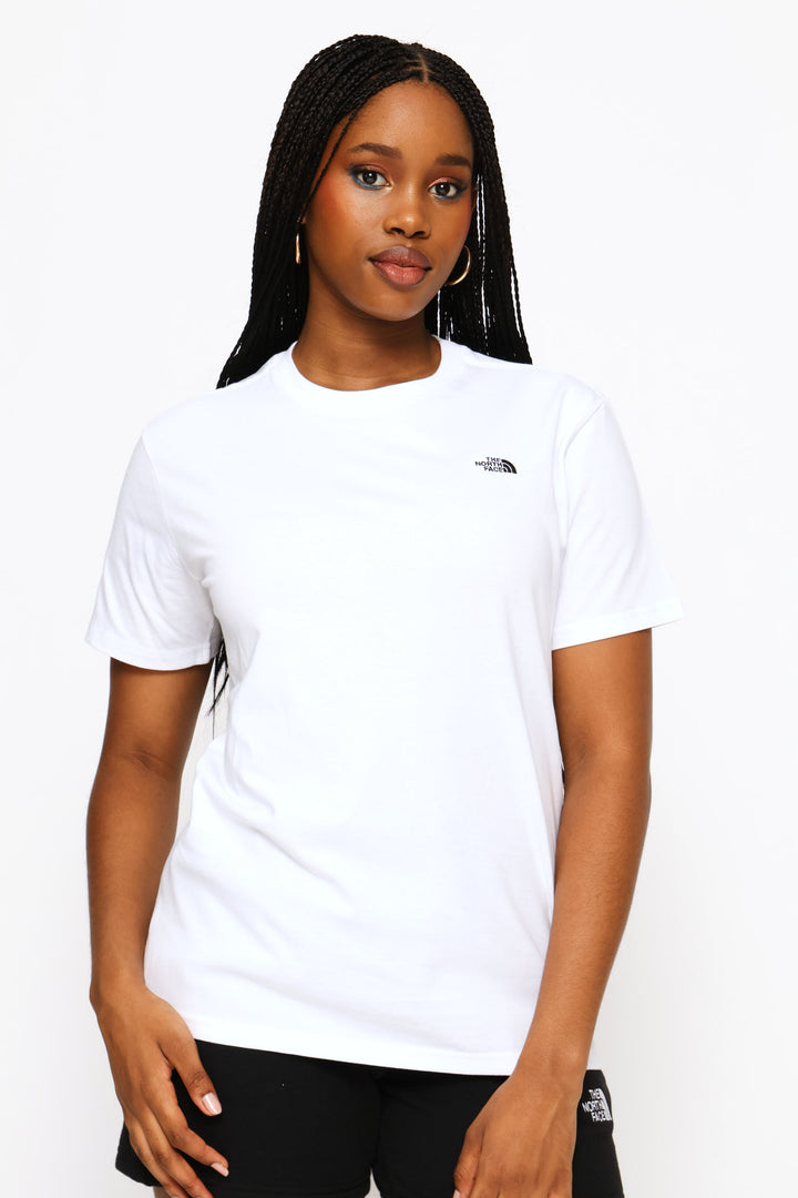 Essential Simple Dome Boxy Relaxed Tee - White