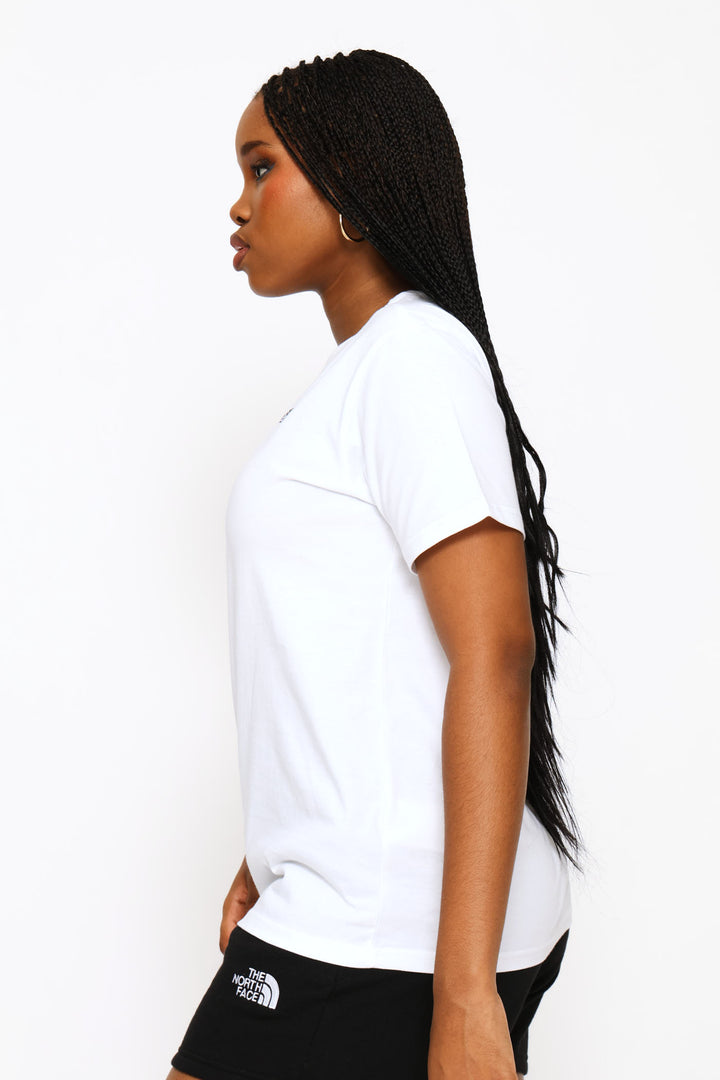 Essential Simple Dome Boxy Relaxed Tee - White