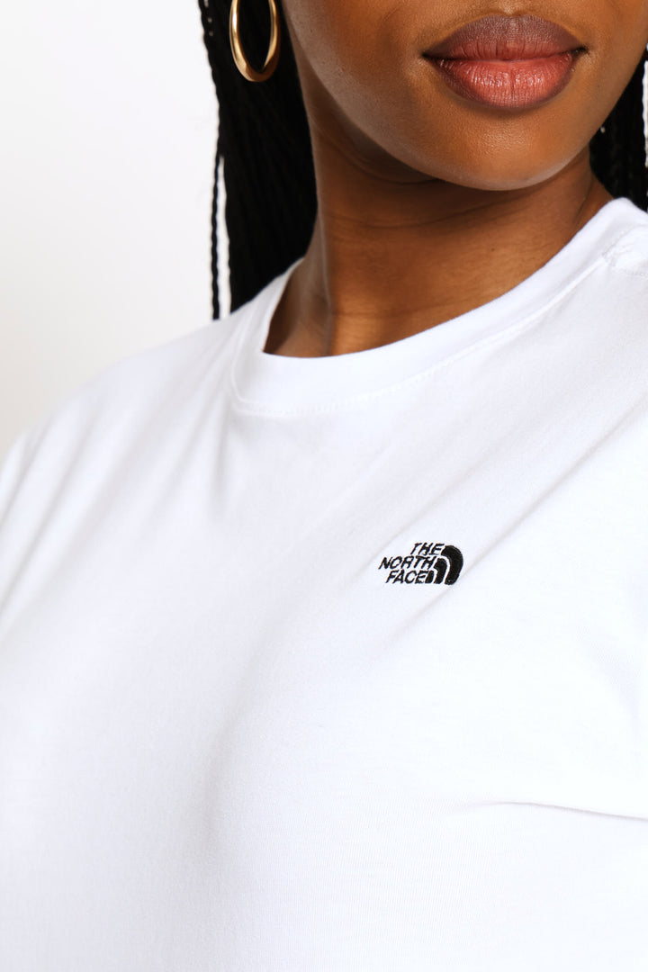 Essential Simple Dome Boxy Relaxed Tee - White