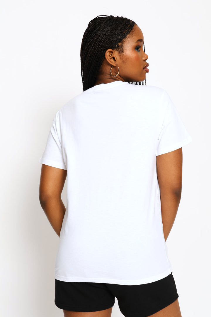 Essential Simple Dome Boxy Relaxed Tee - White