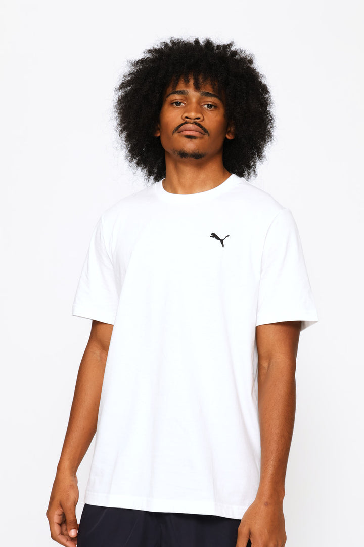 Essential Small Logo Tee - White