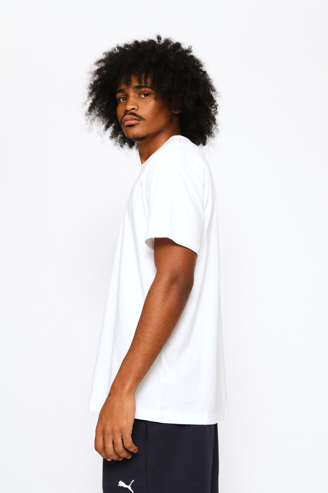 Essential Small Logo Tee - White
