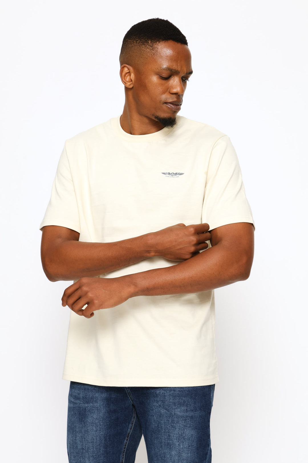 Wings Chest Icon Tee - Ecru