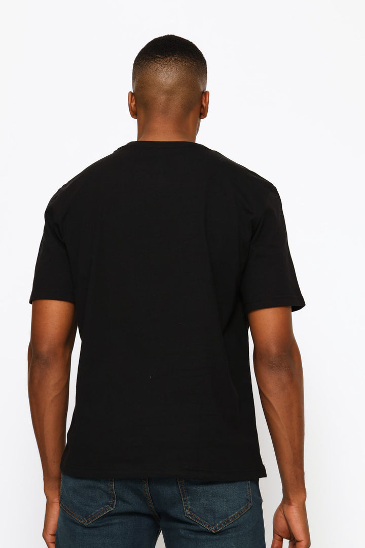 Wings Chest Icon Tee - Black