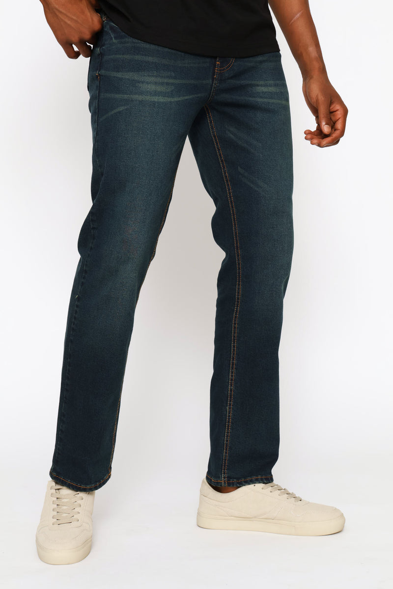 Straight Denim - Dark Wash