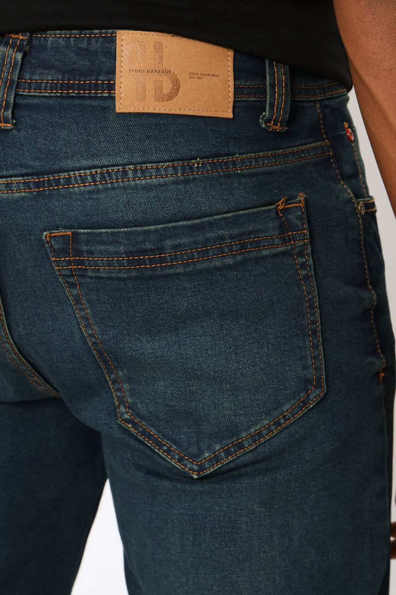 Straight Denim - Dark Wash