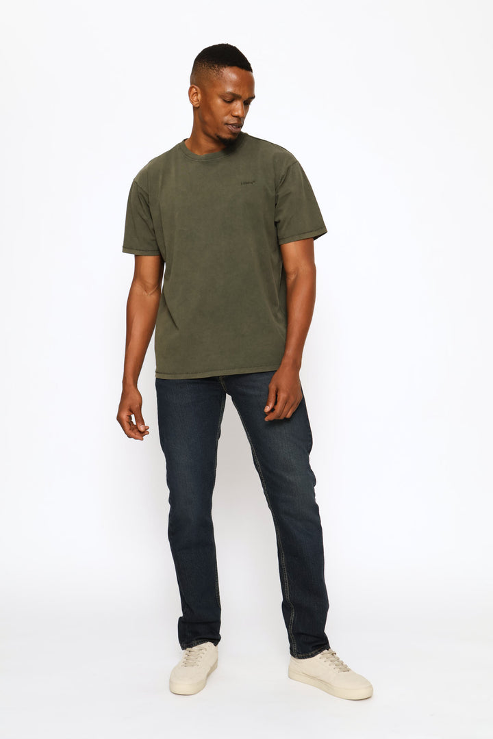 Red Tab Weathered Finish Tee - Fatigue