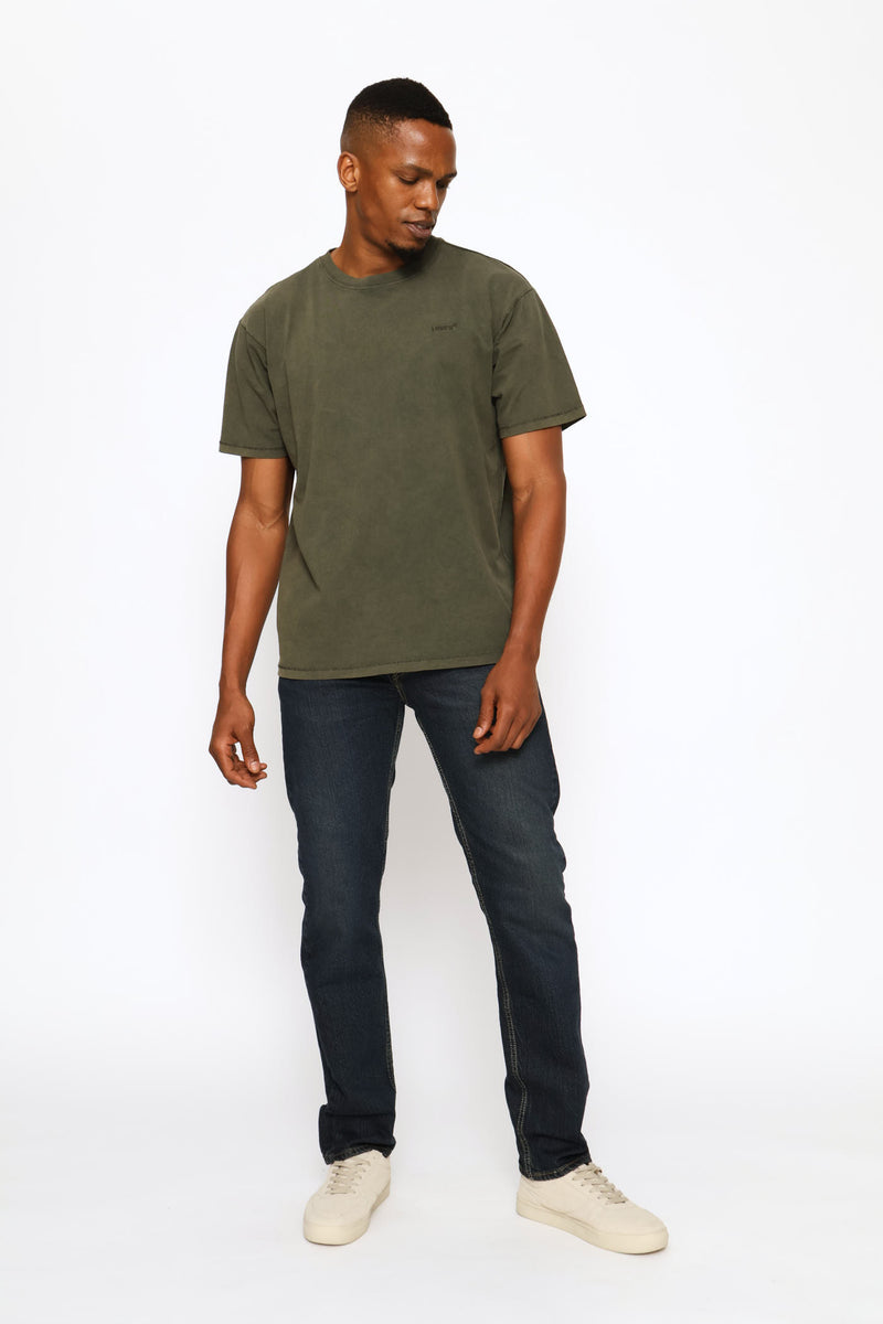 Red Tab Weathered Finish Tee - Fatigue