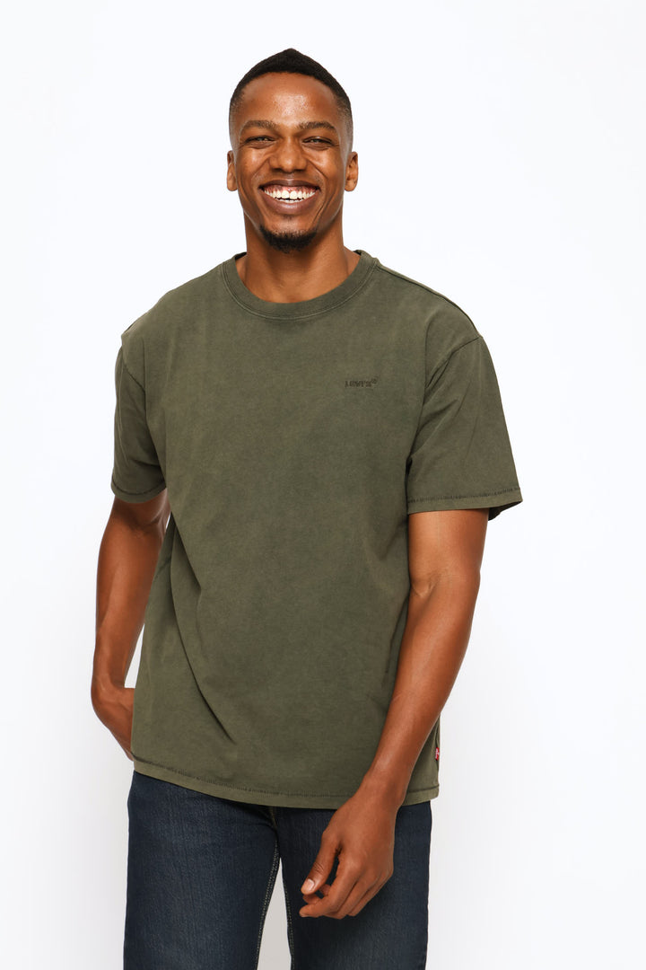Red Tab Weathered Finish Tee - Fatigue