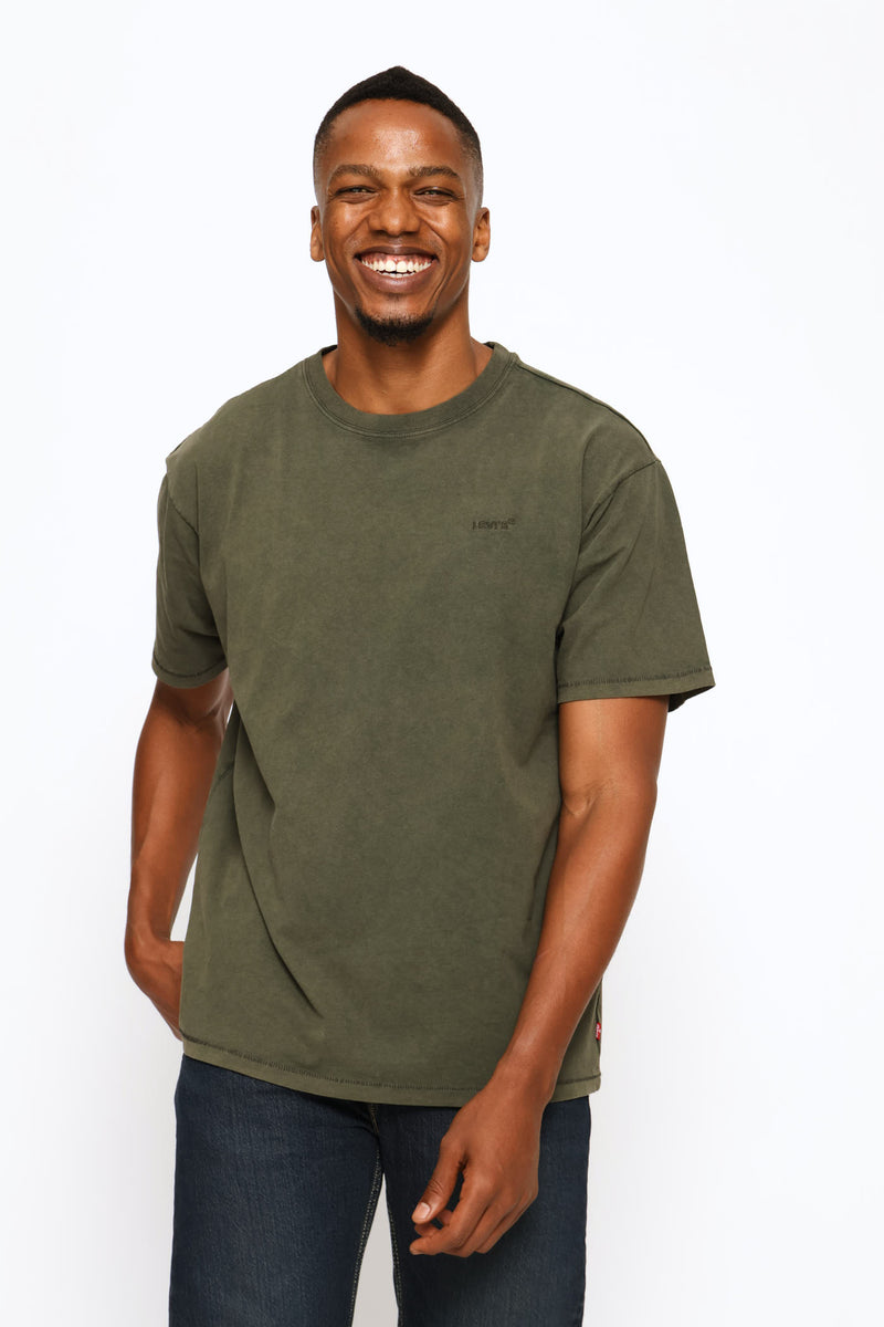 Red Tab Weathered Finish Tee - Fatigue