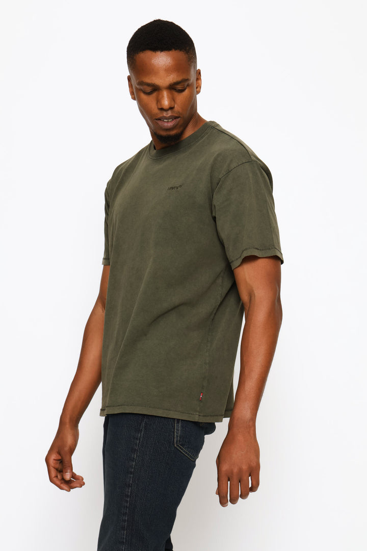 Red Tab Weathered Finish Tee - Fatigue