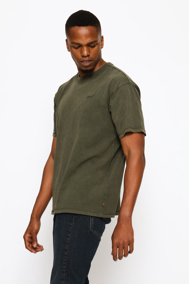 Red Tab Weathered Finish Tee - Fatigue