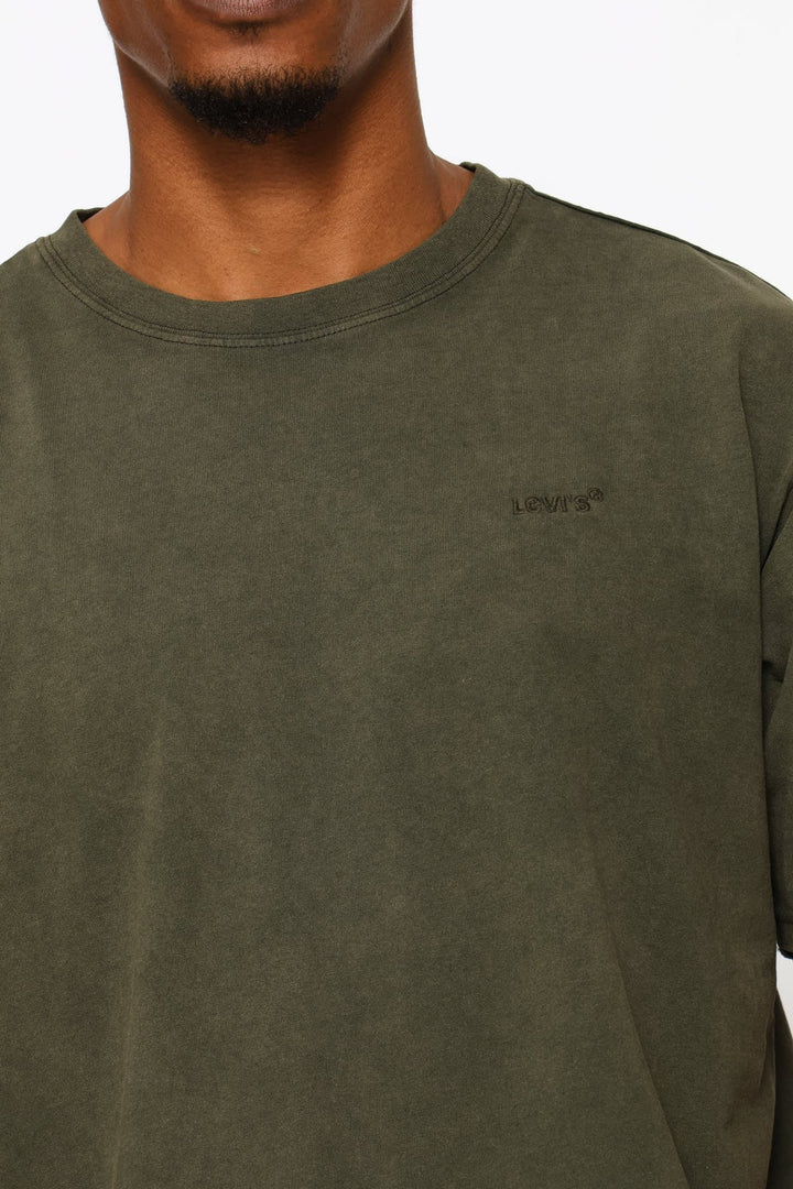 Red Tab Weathered Finish Tee - Fatigue