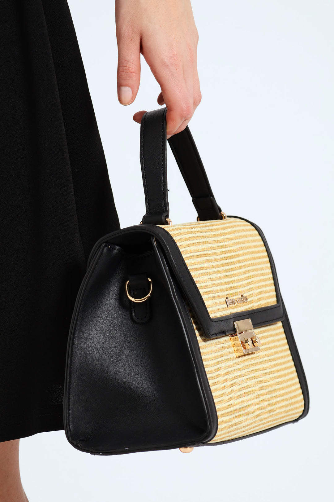 Christie Top Handle Satchel - Black
