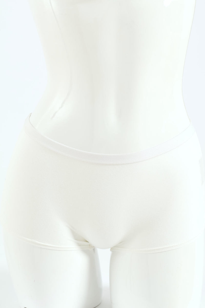 Girls 2 Pack Boyleg Pantie - Nude