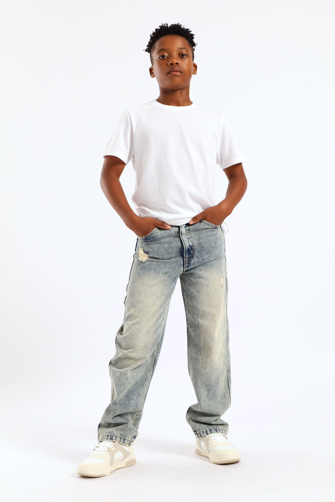 Boys Pique T-Shirt - White