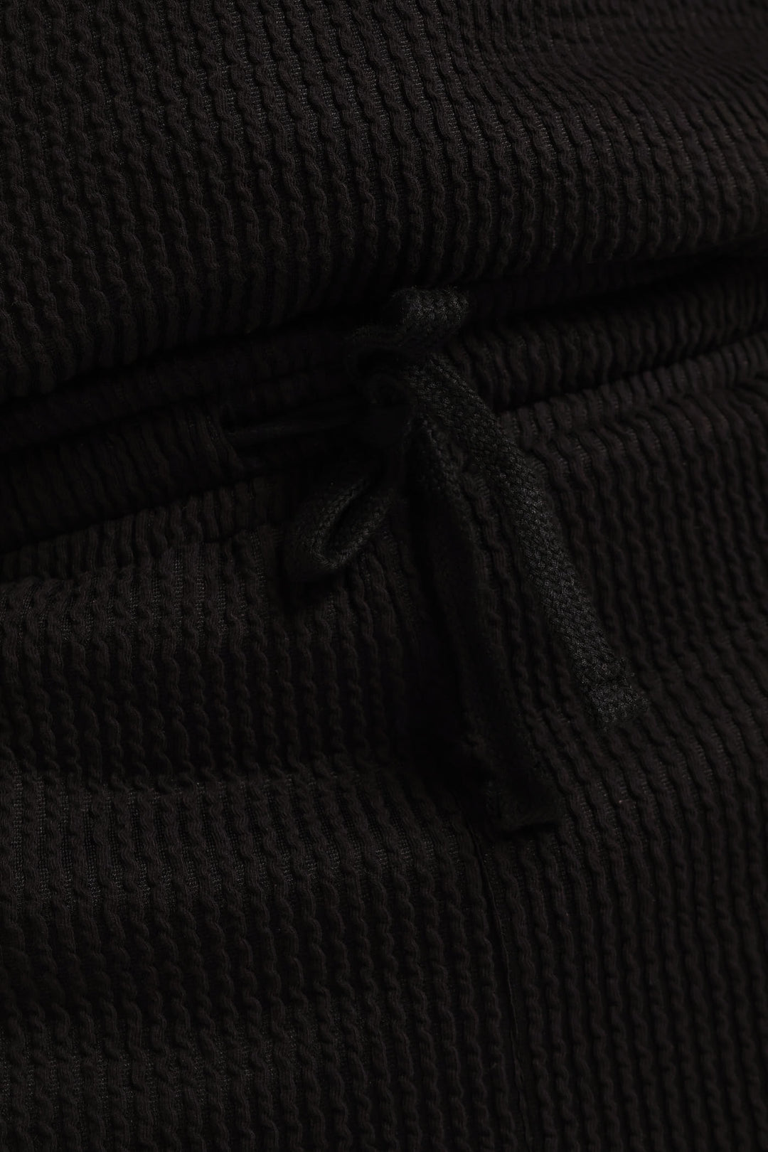 Boys Seersucker Shorts - Black