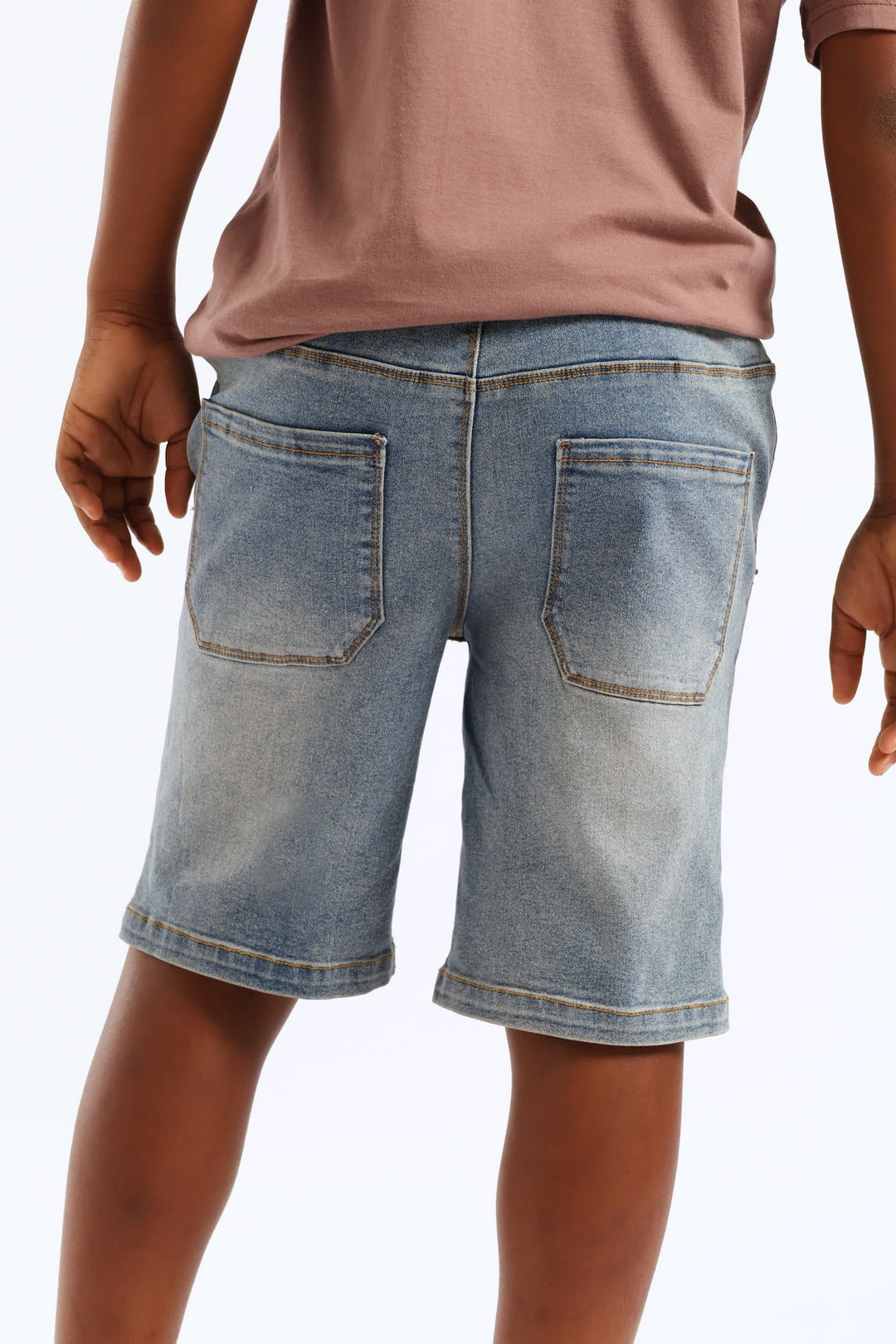 Boys Tea Stain Pull On Walkshort - Blue