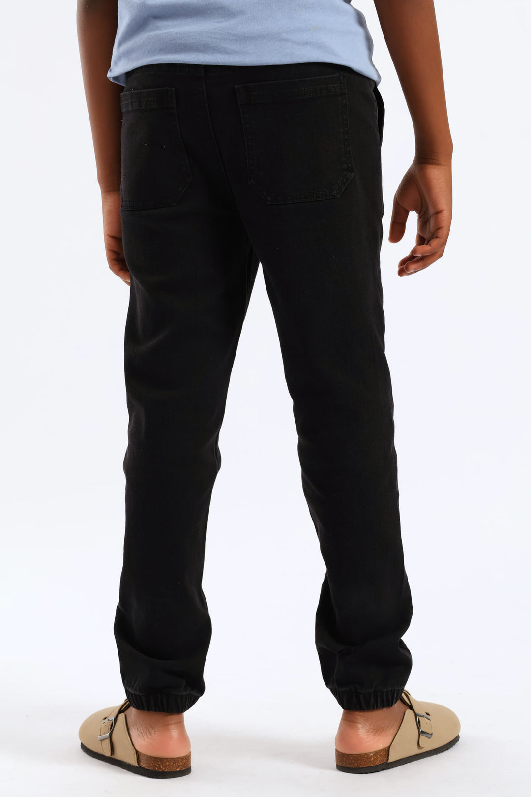 Boys Denim Jogger - Black