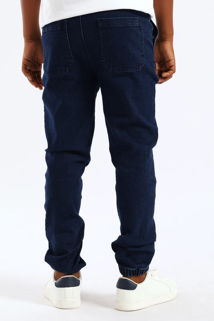 Boys Core Denim Jogger - Blue