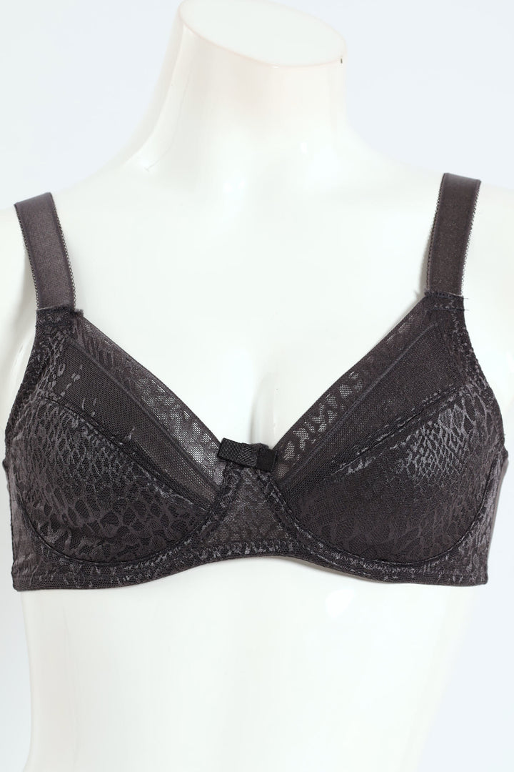2 Pack All Over Lace Bra - Periscope/Castgrey
