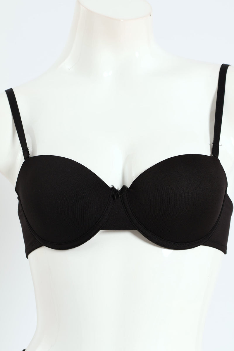 2 Pack Multiway Bra - Wine-Tasting/Black