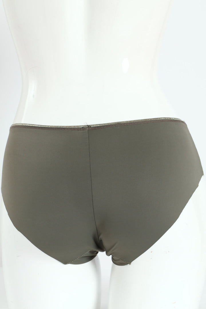 2 Pack All Over Lace Midi Panty - Periscope/Cast Grey