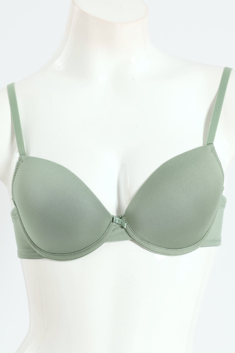 2 Pack T-Shirt Bra - Sage/Black