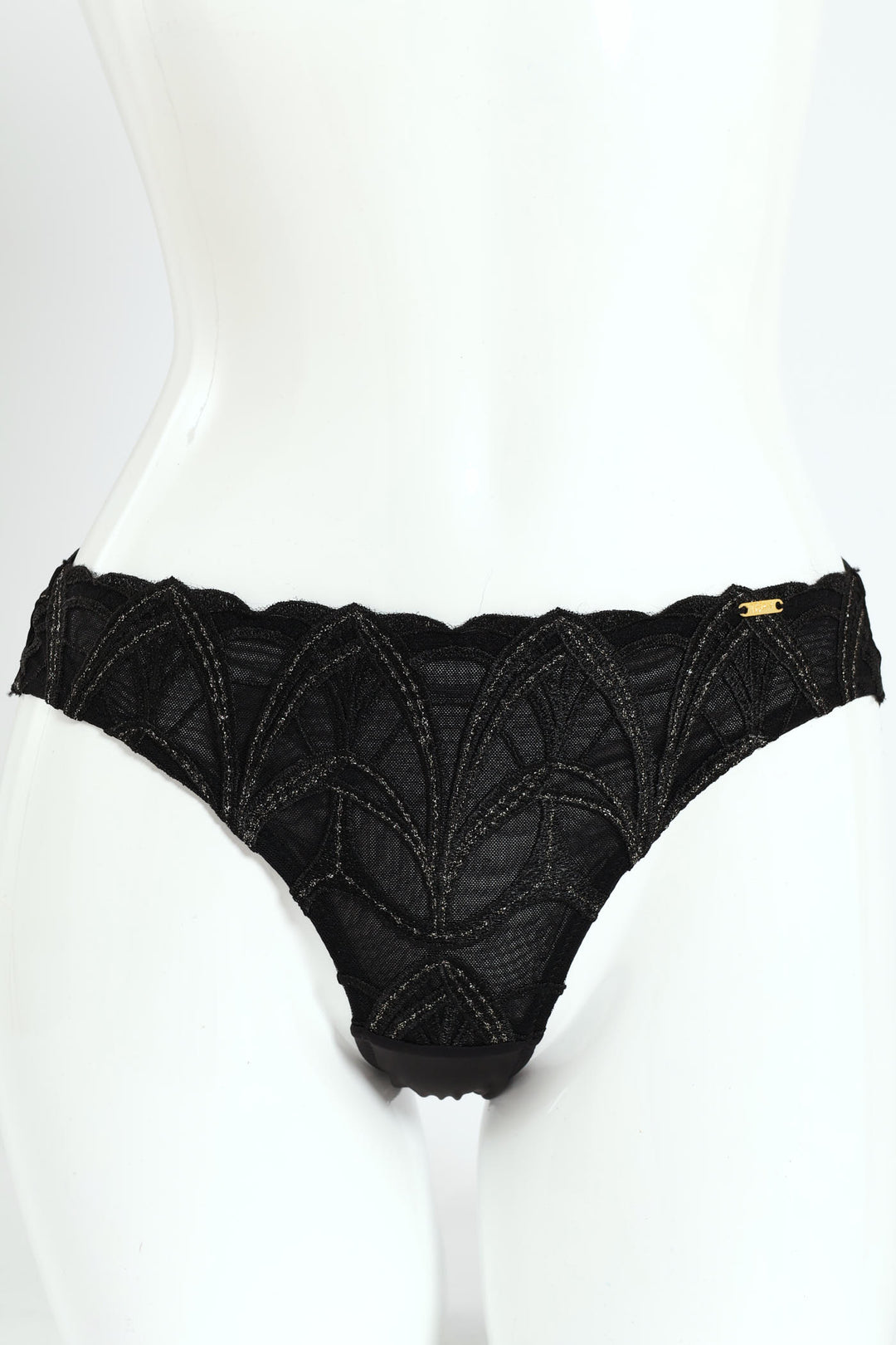 Lace Bikini Panty - Black