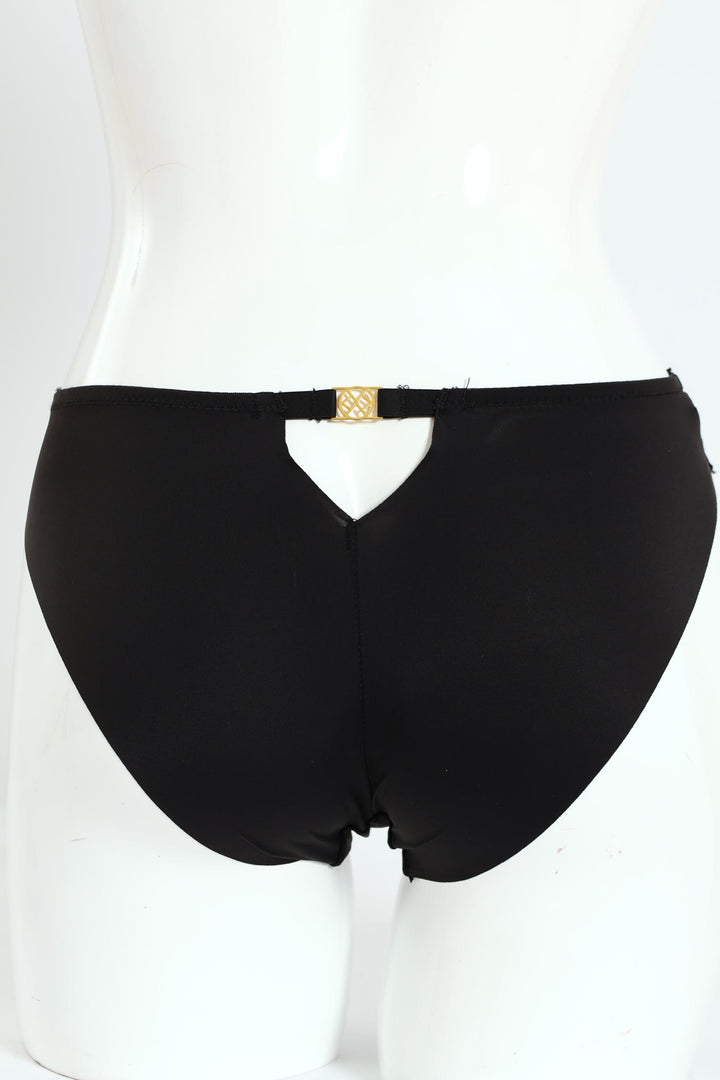 Lace Bikini Panty - Black
