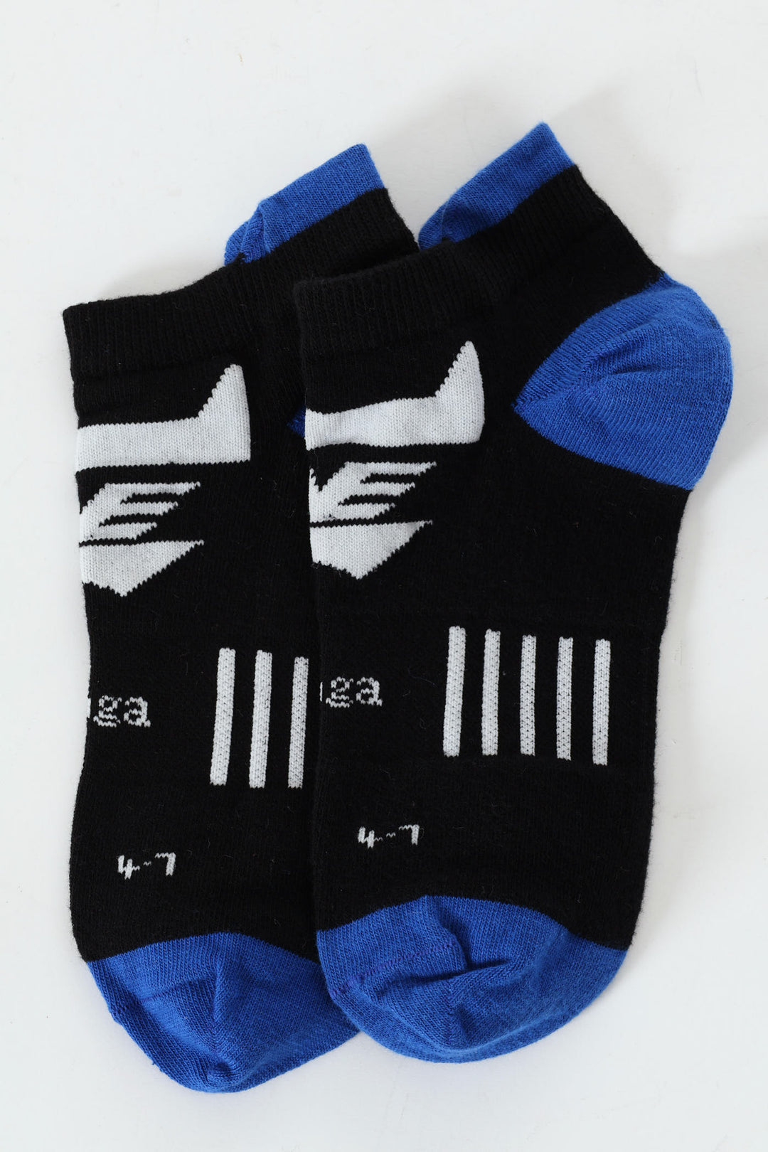Single Run Toboga Sport Socks - Black/Turquoise