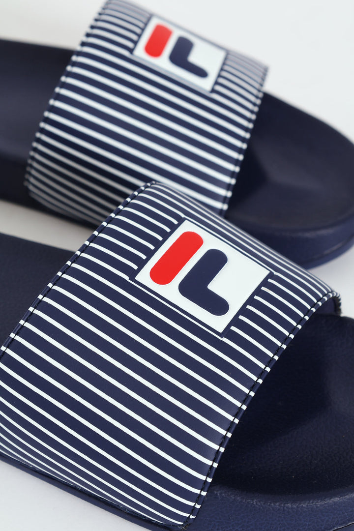 Bjorn Padded Foam Pool Slide - Navy