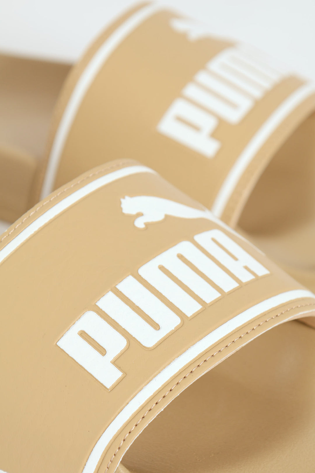 Poolcat Open Toe Pool Slide - Beige